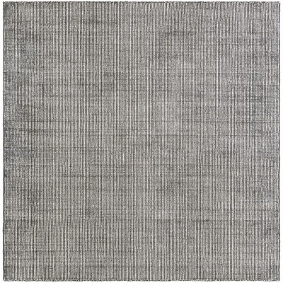 Earl Grey Square Hand-Knotted Wool Indoor Rug