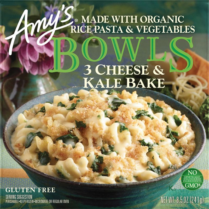 Amy&#39;s Gluten Free Frozen Three Cheese Kale Bowl - 8.5oz, 5 of 7