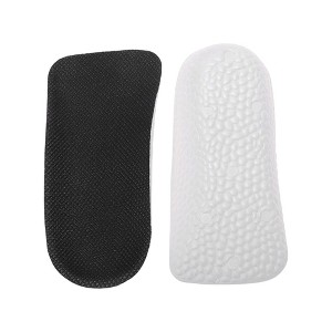 Unique Bargains Height Increase Shoe Inserts One Size Fits All White Gray 1 Pair - 1 of 4