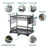 LunaLulinlk 2 Tier Dish Drying Rack - Stainless Steel Dish Racks for Kitchen Counter with Drainboard and Cutlery Holder, Large, Black - 4 of 4