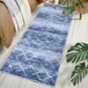 Washable Modern Geometric Area Rug for Living Room Bedroom, Soft Non Slip Distressed Carpet for Home Office - 2 of 4