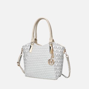 MKF Collection Devorah Stylish Tote Handbag Signature Printed by Mia K - 1 of 4