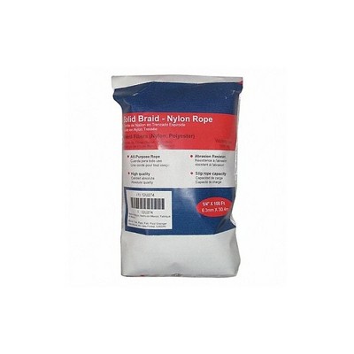 Manufacturer Varies  Gen. Purp. Utility Rope,1/4"Dia.x100'L 12U274