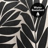 Black Seagrass Shapes by Modern Tropical - botanical Abstract Shower Curtain - Americanflat - 3 of 4