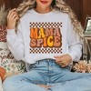 Simply Sage Market Women's  Garment Dyed Graphic Sweatshirt Mama Spice Checkered - 2 of 4