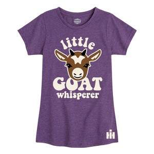 Girls' - Case IH - Little Goat Whisperer Fitted Short Sleeve Graphic T-Shirt - 1 of 4