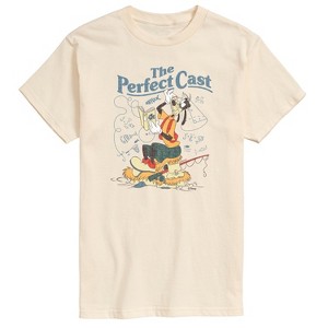 Men's - A Goofy Movie - The Perfect Cast Fishing Short Sleeve Graphic T-Shirt - 1 of 3