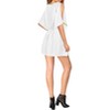 LA LEELA Women's Summer Bathing Suit Cover-up Short Holiday Beachwear Mini Swim Suit Loose Beach Dress - 2 of 4