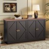 Bella Depot Modern 59" Sideboard, Accent Cabint Credenza TV Stand with Adjustable Shelves - 2 of 4