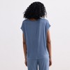 Reistor Womens Relaxed Tee in Blue - 2 of 4