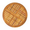 GDFStudio Andria Outdoor Acacia Wood Round Bistro Table - 4 of 4