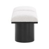 Meridian Furniture,Pavilion Boucle Fabric Bench - 3 of 4