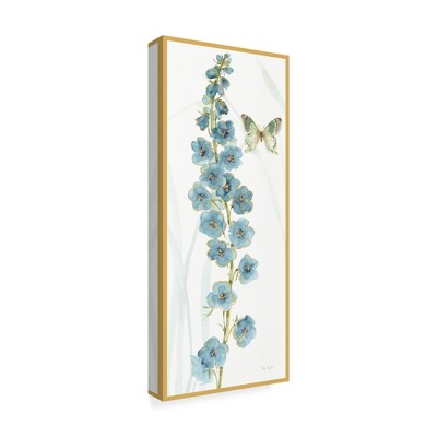 Trademark Fine Art -Lisa Audit 'Rainbow Seeds Flowers Vi Butterfly' Canvas Art