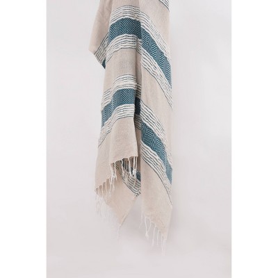50"x60" Stripe and Chevron Throw Blanket - Rizzy Home