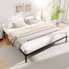 Safstar King Size Metal Bed Frame  Heavy Duty Support Slats Mattress Foundation - 3 of 4
