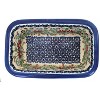 Blue Rose Polish Pottery Z150 Manufaktura Loaf Baker - 2 of 3