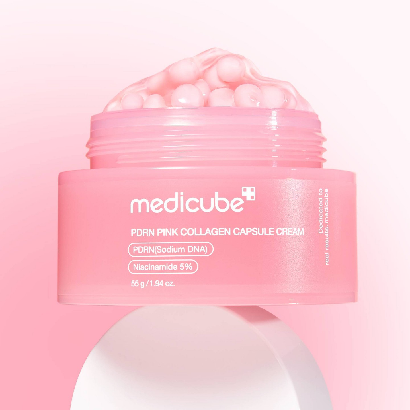 Крем с капсулами medicube Pdrn Pink Collagen Capsule, 1.94 oz, цвет: Розовый — фото 2
