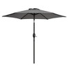 Sonkuki 7.5 ft Outdoor Patio Market Umbrella w/ Crank, Push Button Tilt,  UV-Resistant Canopy - 2 of 4