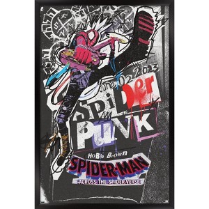 Trends International Marvel Spider-Man: Across The Spider-Verse - Spider-Punk Framed Wall Poster Prints - 1 of 4