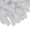 Northlight 32" Unlit Snow White Artificial Christmas Door Swag - 4 of 4