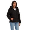 Women's Winter Short Stretch Packable Puffer Coat - S.E.B. By SEBBY - 3 of 4