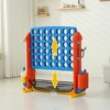 KTMBDW 4-to-Score Giant Game Set with Mesh Bag & Jumbo Connect 4, Basketball Hoop, Ring Toss & Golf Games & Height Adjustable for Indoor & Outdoor Fun - 2 of 4