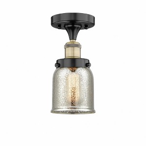 Bell - 1 Light Semi-Flush Mount In Industrial Style-8.25 Inches Tall and 6.5 Inches Wide - 1 of 1