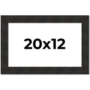 PosterPalooza | Contemporary Black Picture Frame - UV Acrylic, Backing Board, Hanging Hardware Included - 1 of 4