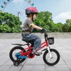 Infans 14" Kid’s Bike w/Removable Training Wheels & Basket for 3-5 Years Old Red - image 3 of 4