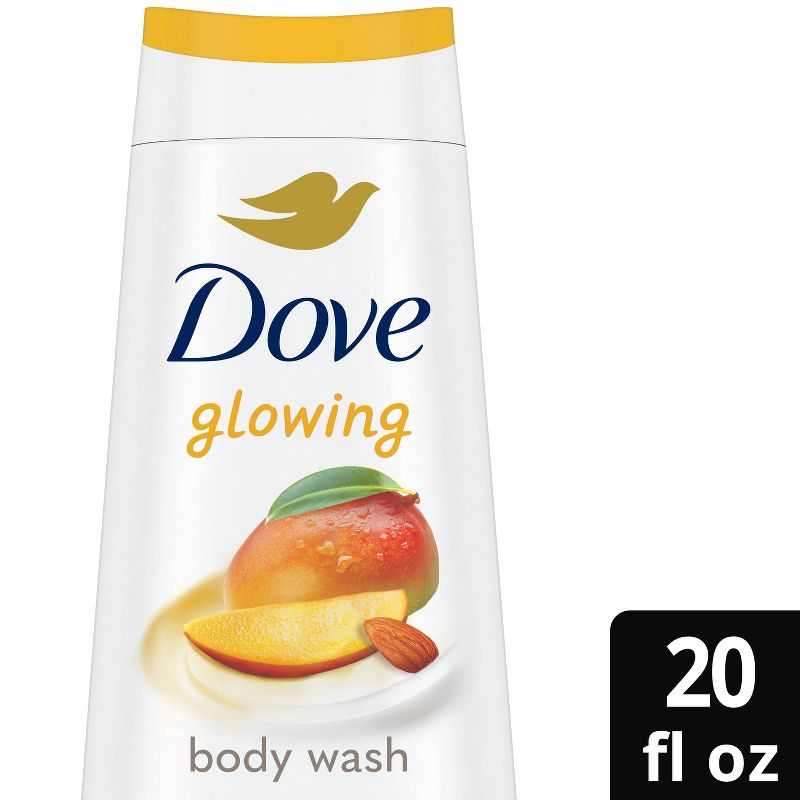 Dove Glowing Body Wash - Mango &#38; Almond Butters - 20 fl oz, 1 of 12