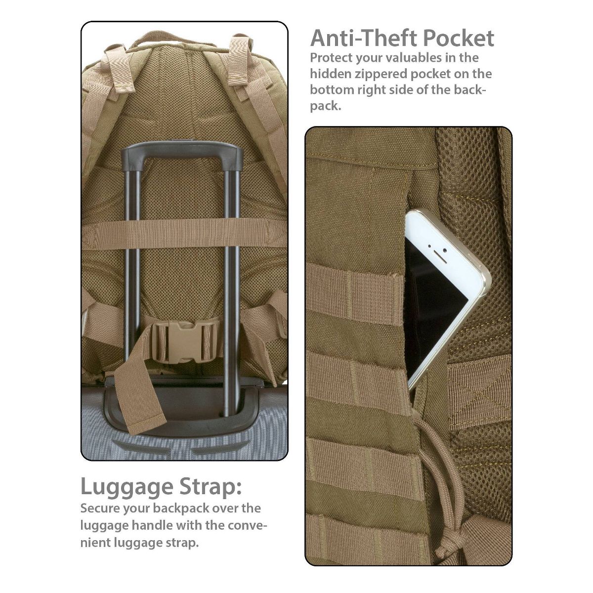 Rockland Military Tactical Laptop Backpack - thumbnail 9