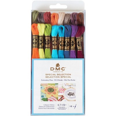 DMC Embroidery Floss Pack 8.7yd-Special Selection 16/Pkg