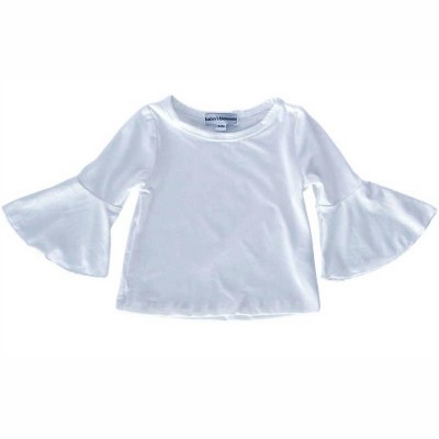 Girl Liz Bell Sleeve Top - Bailey's Blossoms