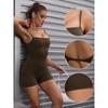 INSPIRE CHIC 3 Pcs Women's Square Neck Spaghetti Strap Backless Tummy Control Cami Body Shapers - 3 of 4