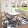 Modern Abstract Area Rug Machine Washable Non Slip Stain Resistant Pet Friendly Perfect for Living Room Bedroom Kitchen - 4 of 4
