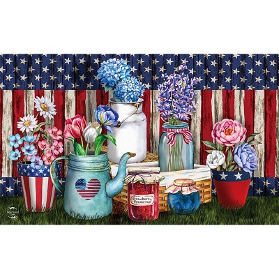 Briarwood Lane Doormat 30x18 Indoor Outdoor American Picnic Summer For Summer Doormat