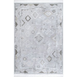Nuloom Venice Fringed Indoor Area Rug Blue - 1 of 4