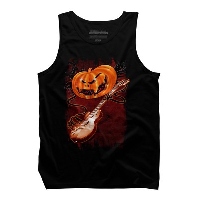 Men's Design By Humans Pumpkin Rocker By cashfish Tank Top