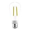 GE 2pk 60W Color Select ST19 LED Edison Light Bulbs: Dimmable E26 Base, 500 Lumens, 2700K, 5.5W, 13.7-Year Life - 3 of 4