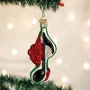 Old World Christmas Blown Glass Ornament for Christmas Tree, Musical Note with Red Bow - 2 of 4