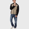 Canada Weather Gear Men’s Hybrid Softshell Puffer Jacket – Water-Resistant Insulated Hooded Winter Coat with Stretch Sleeves - 2 of 3