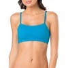 Fruit of the Loom Women's Spaghetti Strap Cotton Sports Bra 3-Pack - 2 of 4