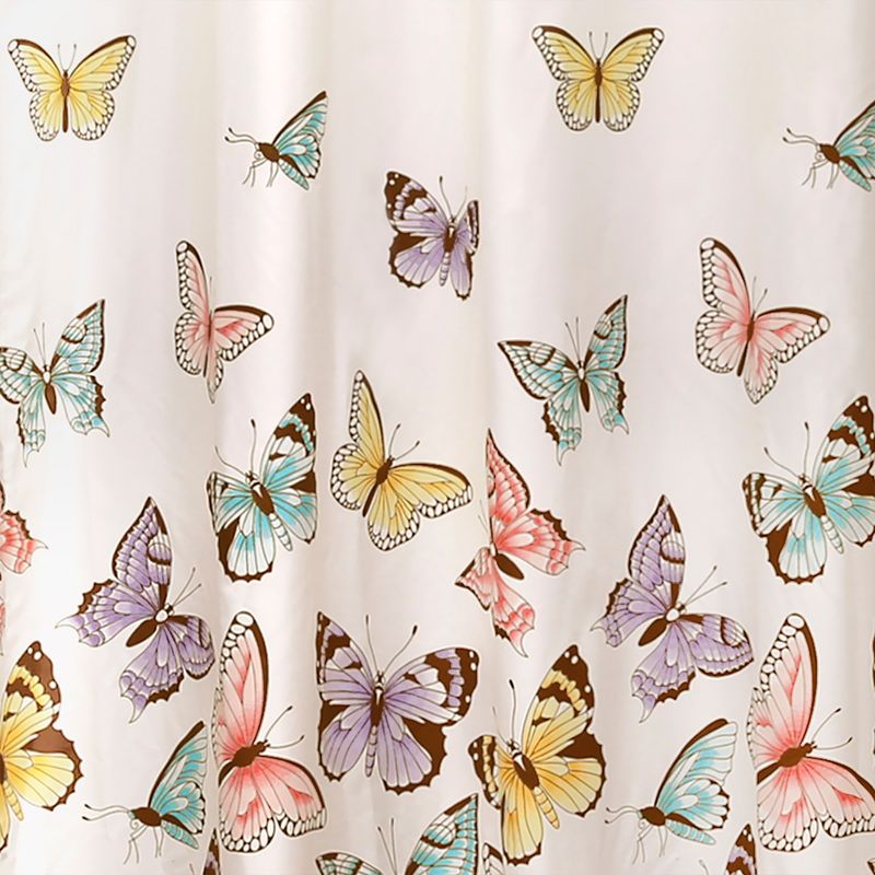 Kids' Flutter Butterfly Shower Curtain - Lush Décor, 4 of 8