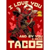 Men's Marvel Deadpool Taco Cupid T-Shirt - 2 of 4