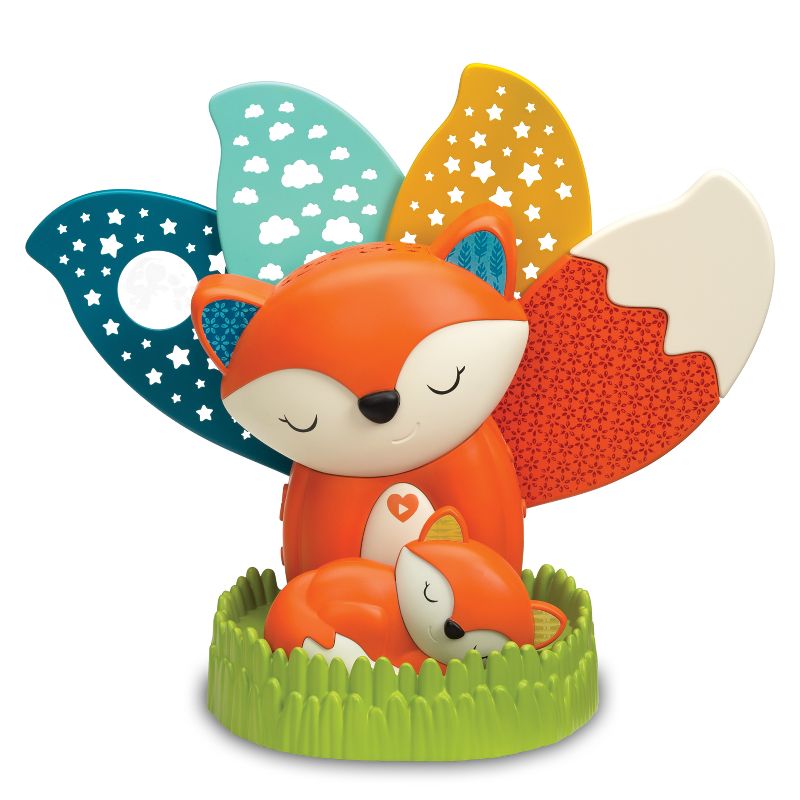 Infantino Go gaga! 3-In-1 Musical Soother &#38; Night Light Projector - Orange, 1 of 7