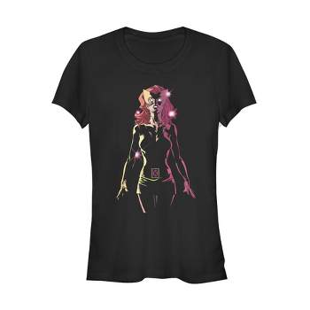 Juniors Womens Marvel X-Men Jean Grey Lights T-Shirt