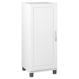 Room & Joy 16" Boost Stackable Storage Cabinet White: Laminated Particle Board, 3 Shelves, 43 lbs - 1 of 4