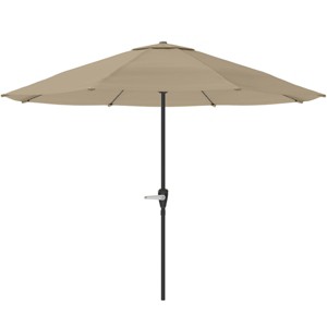 Nature Spring 9-ft Easy Crank Patio Umbrella with Vented Canopy for Deck, Balcony, Backyard, or Pool - 1 of 4