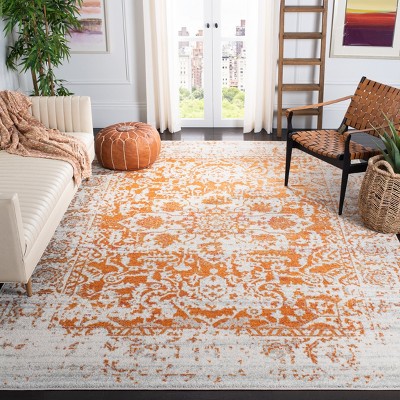 Madison Ivory Snowflake Medallion 9' x 12' Hand-Knotted Area Rug