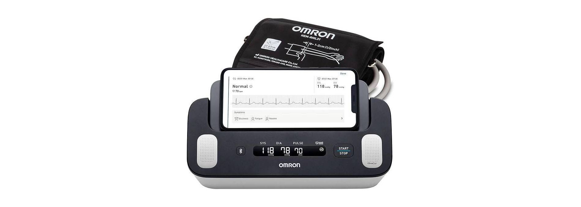 Omron Complete 2-in-1 Upper Arm Blood Pressure Monitor and 1-Lead ECG Monitor (BP7900)